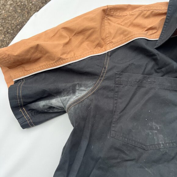 Harley-Davidson 110th Anniversary Dealer Shirt XL Black Orange 1903-2013 Short S - Picture 3 of 10